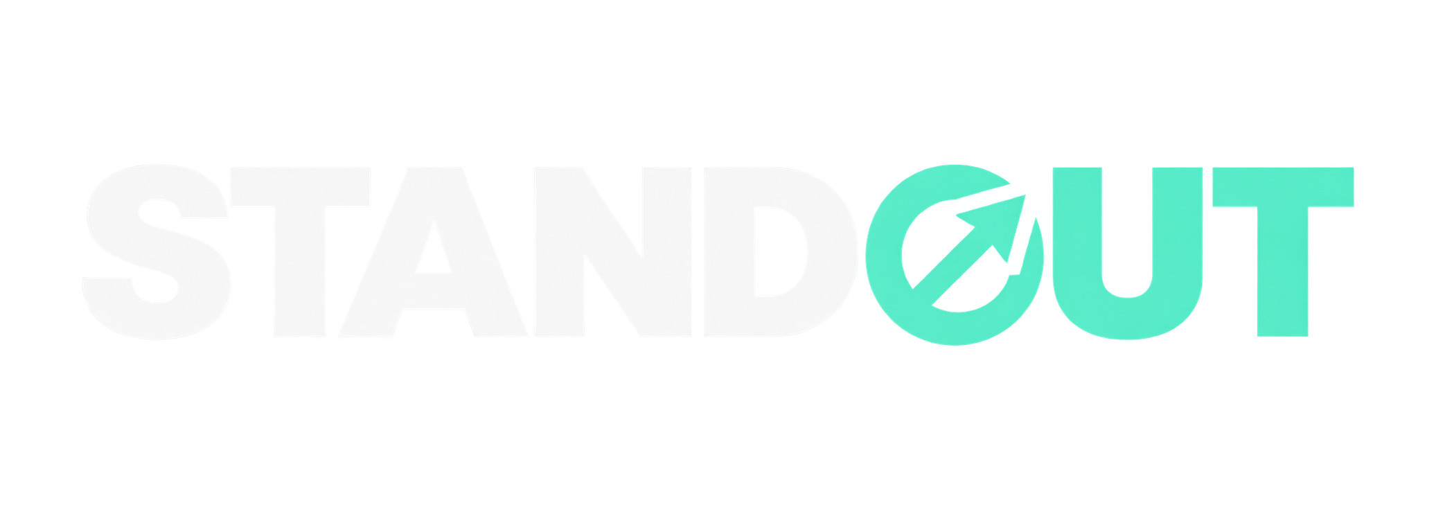 STANDOUT — an arrow breaks out of the O